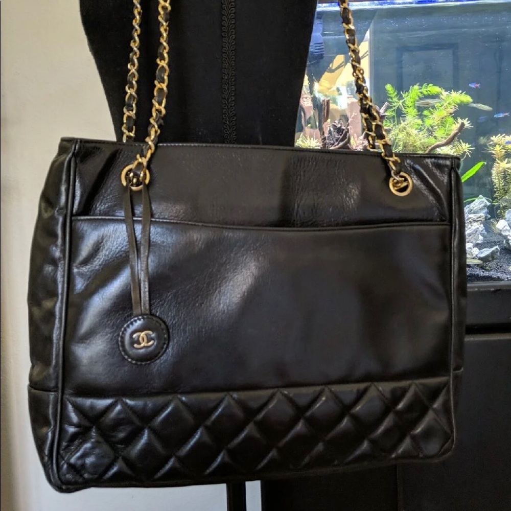 Authentic Vintage Chanel tote